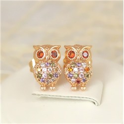 Серьги-гвоздики позолота  H01-15121