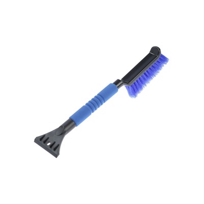 Щетка сметка, со скребком, «Oktan», мягкая ручка, 42.5 см, МИКС