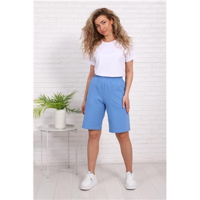 1057 Шорты женские (Голубой)