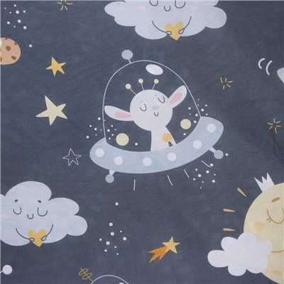 Постельное бельё ясельное «Крошка Я. Полет в космос», бязь