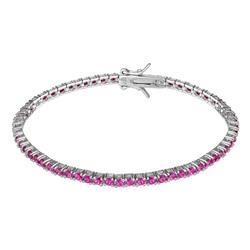 Браслет, синт.рубин, SL-FCN39Теннис