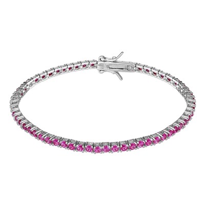 Браслет, синт.рубин, SL-FCN39Теннис
