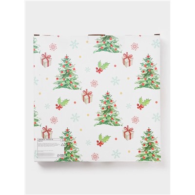 Тарелка новогодняя Доляна «Путь к чудесам», d=22.5 см, керамика, разноцветная