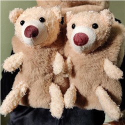 Шапка-шарф с ушками и шарфик