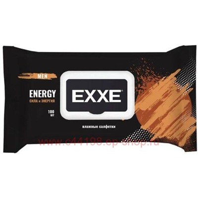 EXXE MEN Влажные Салфетки парфюмированные для мужчин 100 шт 8737