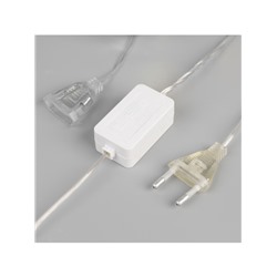 УЦЕНКА Гирлянда «Нить» 4.5 м с насадками «Цветочные шары», IP20, прозрачная нить, 15 LED, свечение белое, 220 В