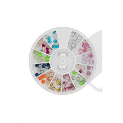 Nail Art Набор металлического декора для ногтей №7, микс KRISTALLER, 1107731