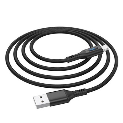 Кабель USB - Apple lightning Hoco U79 Admirable 12W 120см 2,4A  (black)