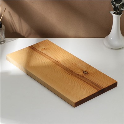 Доска разделочная деревянная Adelica, 40×20×2 см, покрыта маслом, цельная берёза