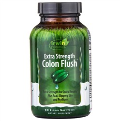Irwin Naturals, Colon Flush, повышенная сила действия, 60 капсул с жидкостью