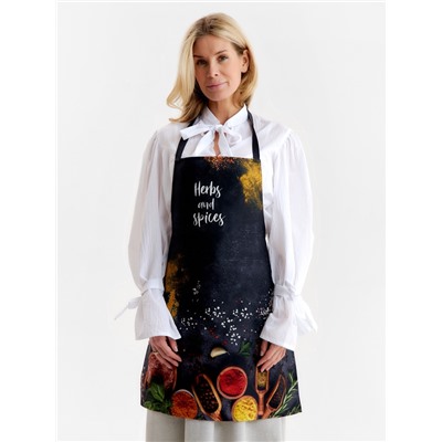 Фартук кухонный «Специи» 70×60 см, 100% хлопок, саржа 190 г/м²