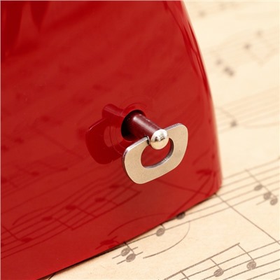 Метроном механический Gleam, коричневый, 40-408 ударов в минуту, 21×10×12 см