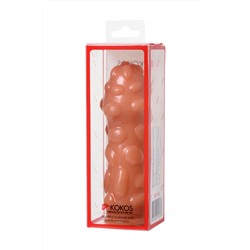 Телесная насадка на фаллос с крупными бугорками Extreme Sleeve 011 M-size - 14,7 см.