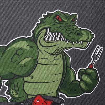 Фартук «Доляна. Главный на кухне», 70×60 см, рогожка,100% хлопок, 160 г/м²