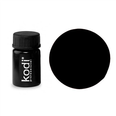 Kodi Гель-краска, черный, 4 мл 11107