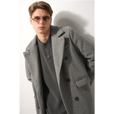 Мужской лонгслив на пуговицах Happyfox