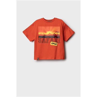 Фуфайка трикотажная для мальчиков (футболка) PLAYTODAY, 1239802