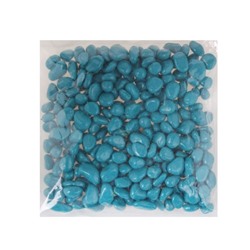 Грунт для аквариума DECOR DE «Галька цветная», фр. 8-12 мм, бирюзовая, 800 г