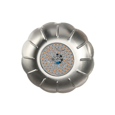 Фитолампа для растений Luazon Lighting «Ромашка», 25 Вт, Е27, 230 мм, IP20, 220 В, 160°, мультиспектральная