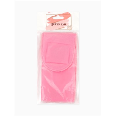 Гелевая SPA-маска для шеи, многоразовая, на липучке, 46×10 см, розовая