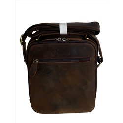 Сумка мужская из натуральной кожи, цвет коричневый