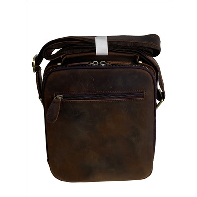 Сумка мужская из натуральной кожи, цвет коричневый