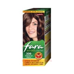 РК Fara Natural Colors Краска для волос тон 306 золотистый каштан