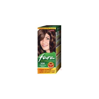 РК Fara Natural Colors Краска для волос тон 306 золотистый каштан