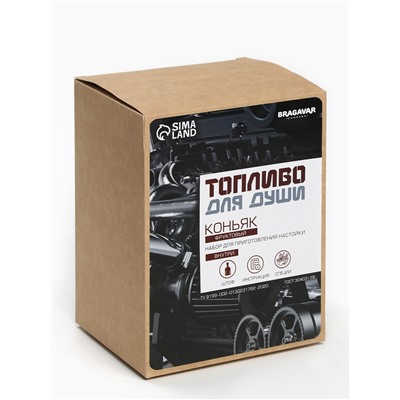 Подарочный набор для приготовления настойки «Коньяк фруктовый»: набор трав и специй 31 г, штоф 500 мл., инструкция