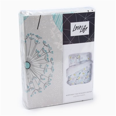 Постельное бельё евро LoveLife «Одуванчики», бязь