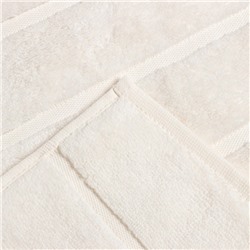 Полотенце махровое Love Life «Ария» 50×90 см, белый, 100% хл, микро-коттон, 450 г/м²