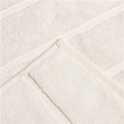 Полотенце махровое Love Life «Ария» 50×90 см, белый, 100% хл, микро-коттон, 450 г/м²