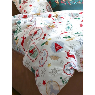 Постельное бельё 1.5-спальное «Этель. Зимний винтаж», поплин