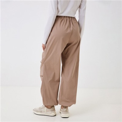 Брюки женские карго MIST, бежевые, размер 46-48 (L)