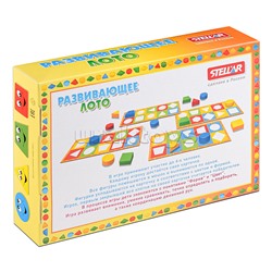 Лото развивающее (цветные фигурки)