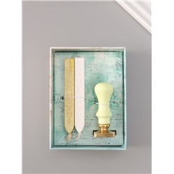 Подарочный набор для сургучной печати «Мой маленький ангел», печать, ручка, сургуч, 12.5×10×3.6 см