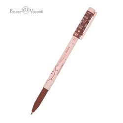 Ручка шариковая 0.5 мм "FunWrite.Coffee Time. Глясе" синяя 20-0212/67 Bruno Visconti