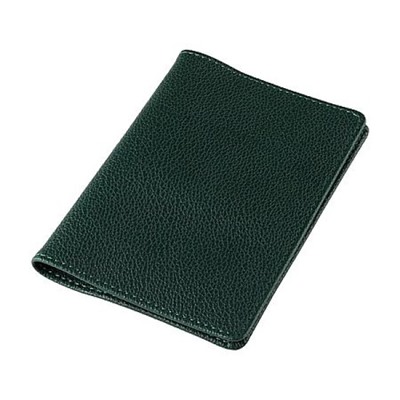 Обложка для паспорта зеленая, кожзам 3-619/14 Bruno Visconti