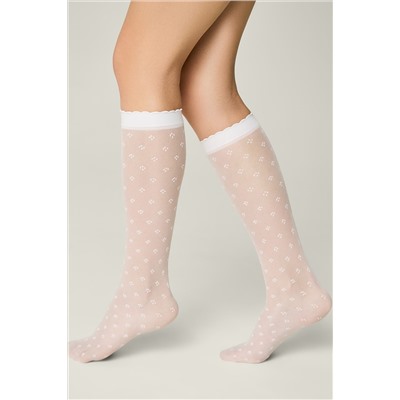 CONTE Гольфы с геометрическим рисунком VIOLA CONTE ELEGANT, 1234366