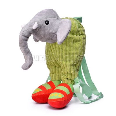 Мягкая игрушка "Слон" в сандалях, 30 см.