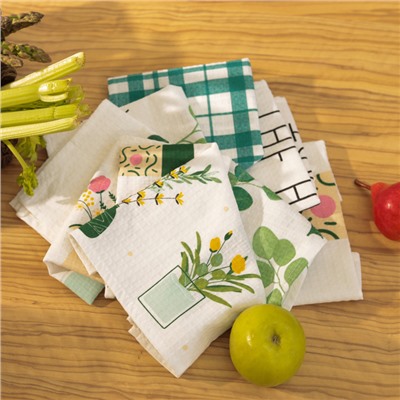Набор кухонных полотенец Доляна Garden life 35×60 см-7 шт., 100% хлопок