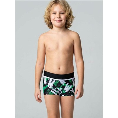 Плавки-шорты трикотажные для мальчиков, средней длины