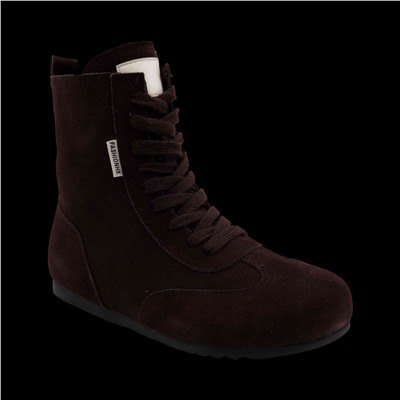 Ботинки из натуральной кожи P-MR23-2 коричневые