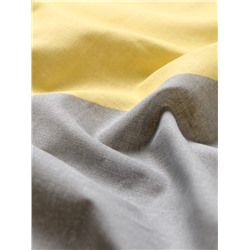 Простыня на резинке 1.5-спальная «Этель. Жёлтый Шеврон», 140×200+25 см, поплин