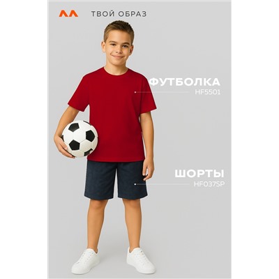 Детская однотонная футболка Happyfox