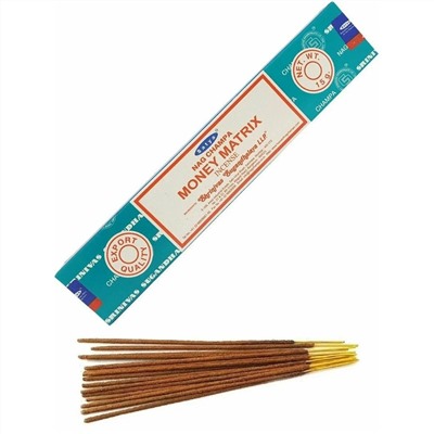 SATYA Ароматические палочки Money Matrix 15 г х 12 уп.