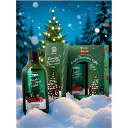 Новогодний подарочный набор косметики Bright Christmas night: гель для душа 300 мл и соль для ванны 200 мл, URAL LAB
