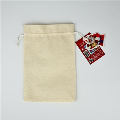 Мешочек подарочный «Новогодняя почта», 20×30 см ± 1.5 см