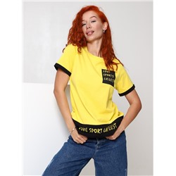 Джейн - футболка желтый