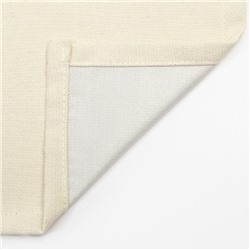 Штора портьерная «Этель. Структурная», 130×300 см, молочная